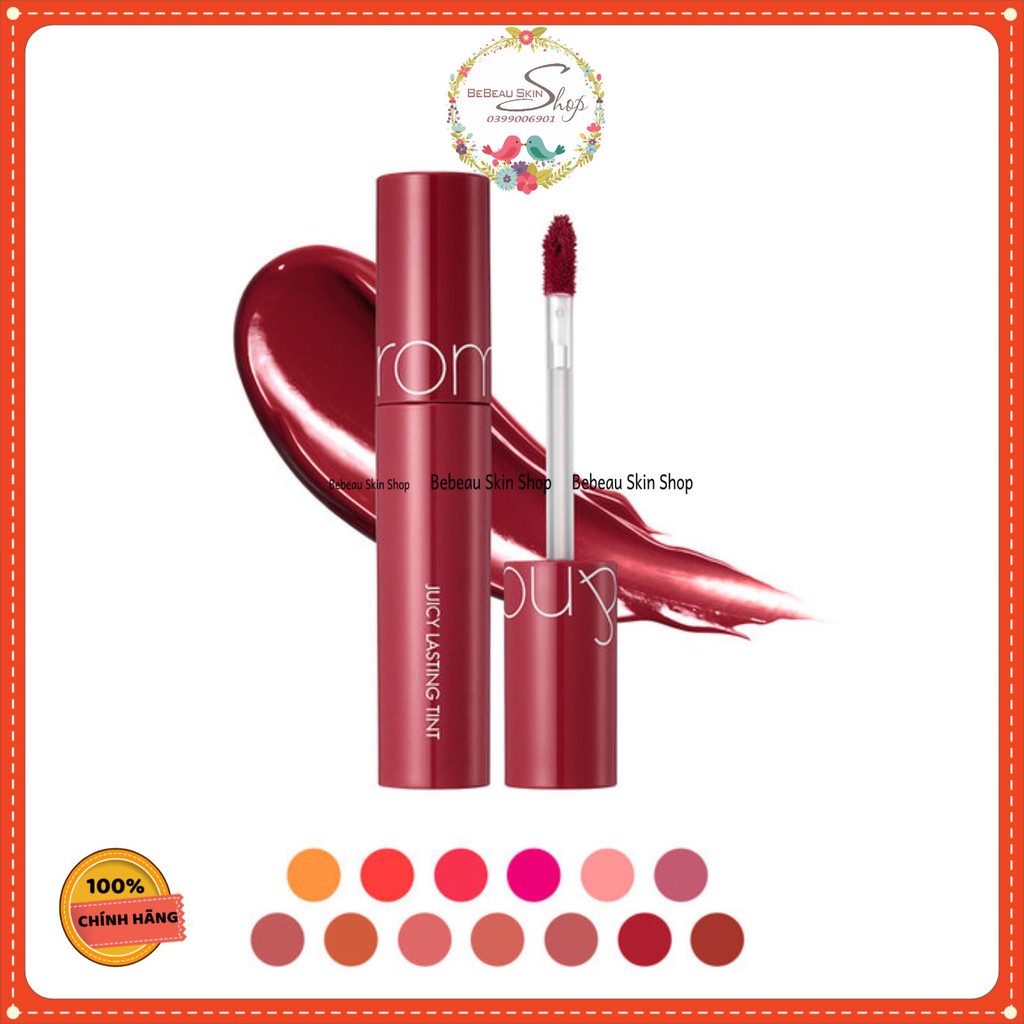 [Đủ 25 màu] Son Romand / Son tint Romand Juicy Lasting Tint